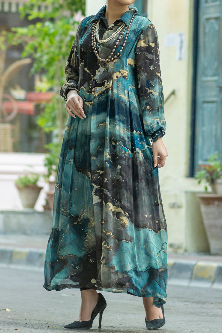 Rafia Seasonal Kurta - DPN05