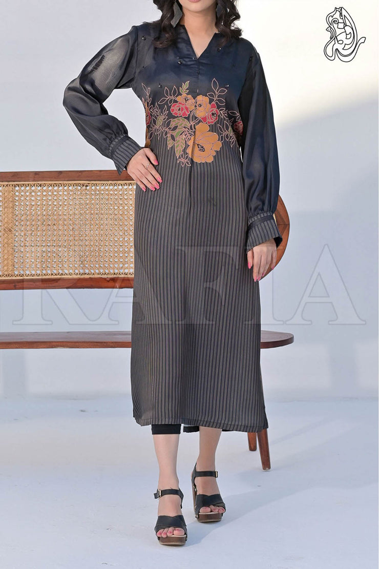 Rafia Seasonal Kurta - DPSK211