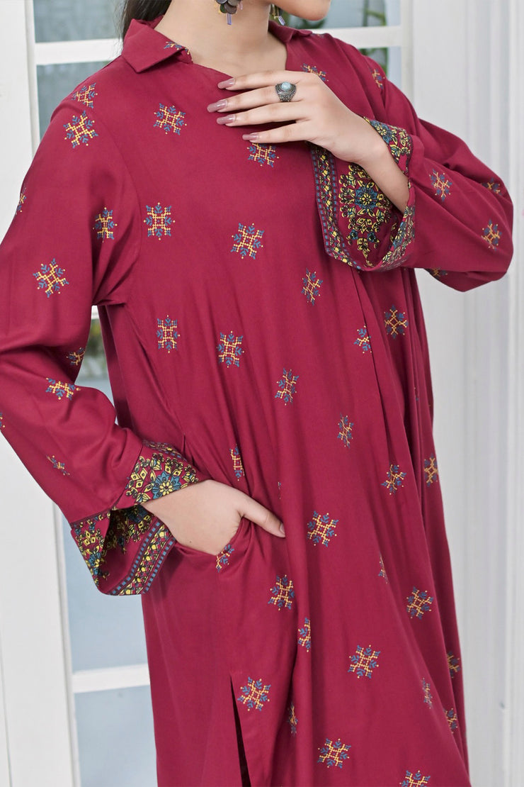 Rafia Linen Pret (TWO-PIECE) - DPL231