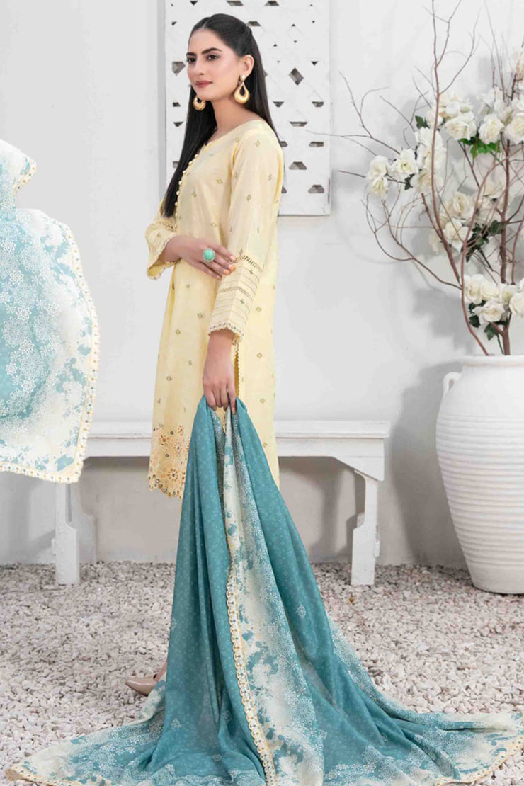 Tanzil Luxury Lawn - Tawakkal  D2760