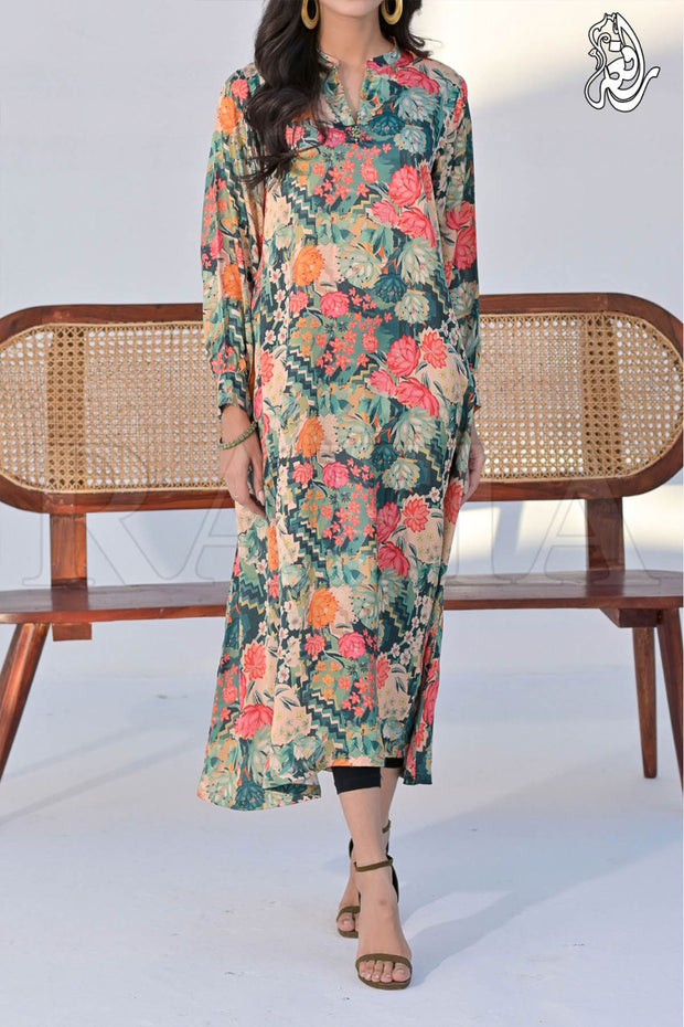 Rafia Seasonal Kurta - DPSK208