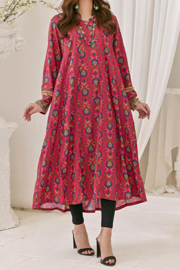 Rafia Seasonal Kurti - DPLK93