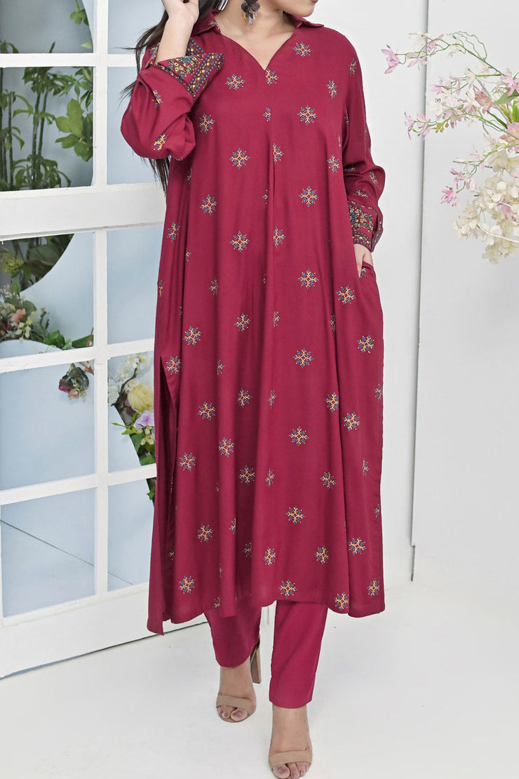 Rafia Linen Pret (TWO-PIECE) - DPL231