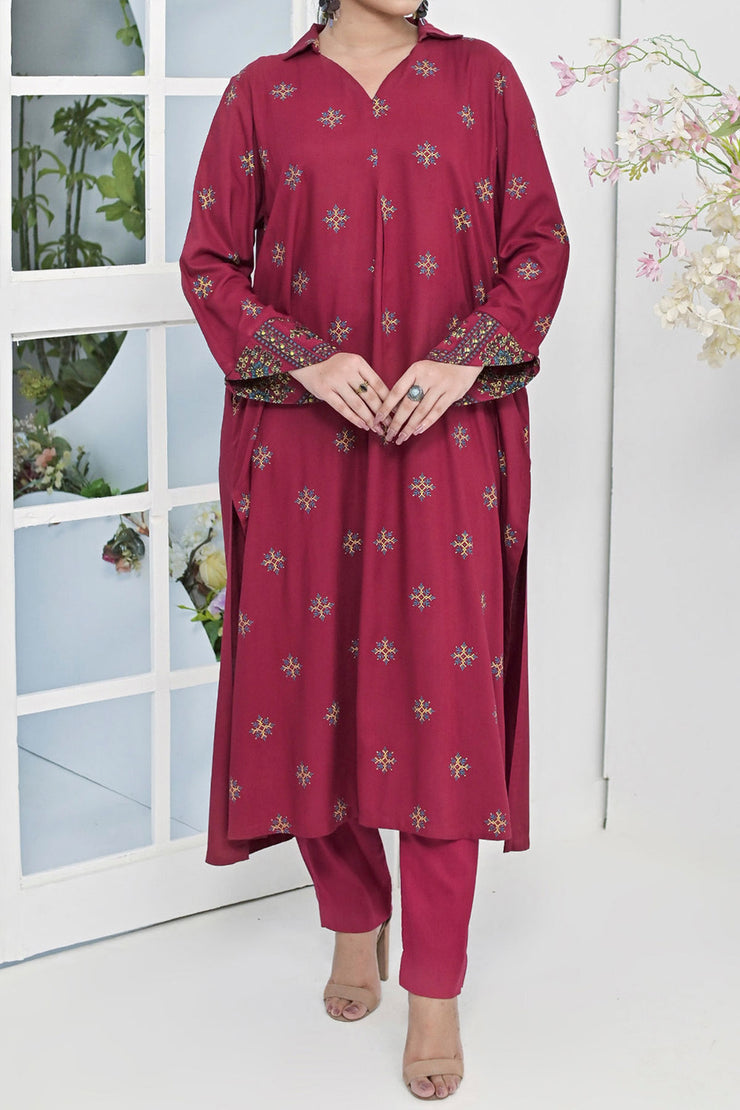 Rafia Linen Pret (TWO-PIECE) - DPL231