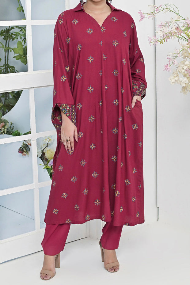 Rafia Linen Pret (TWO-PIECE) - DPL231