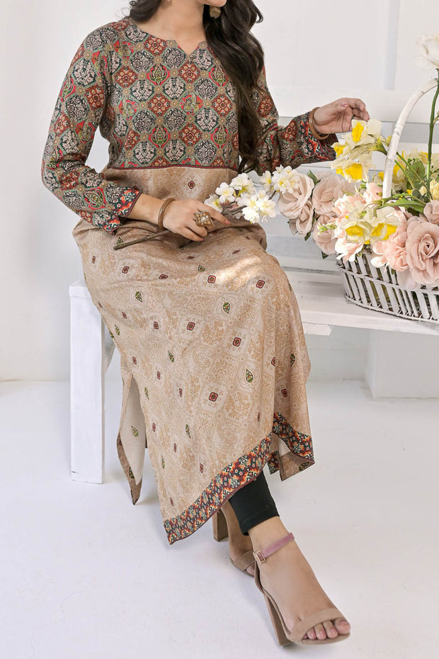 Rafia Seasonal Kurti - DPLK101